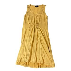 NWOT Coa Small Mustard Yellow Mini Dress Sleeveless Modal Blend Lightweight